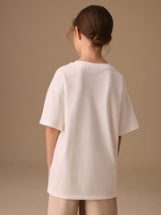 White Huntrix - Tricou cu mânecă scurtă KPOP Demon Hunters (6-16ani) - Imaginea 3 din 4