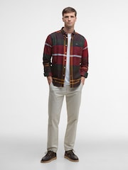 Barbour® Red Dunoon Tartan Shirt - Image 3 of 5