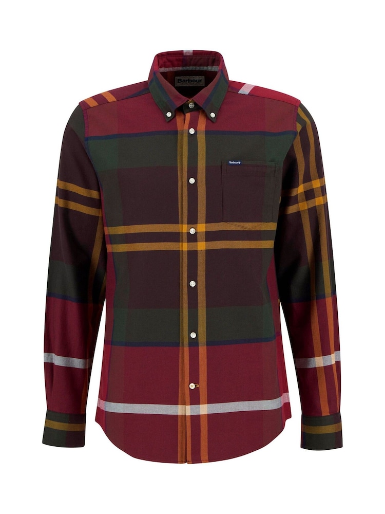 Barbour® Red Dunoon Tartan Shirt - Image 5 of 5