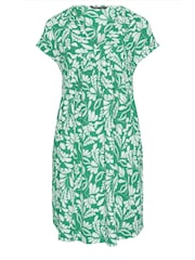 Evans Blue Jersey Crepe Short Dress - Image 5 of 5