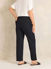 Evans Black Straight Leg Denim Jeans - Image 3 of 5
