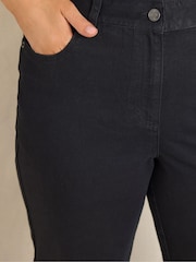 Evans Black Straight Leg Denim Jeans - Image 4 of 5