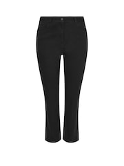 Evans Black Straight Leg Denim Jeans - Image 5 of 5