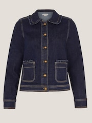 Monsoon Sadie Frill Denim Jacket - Imaginea 5 din 5