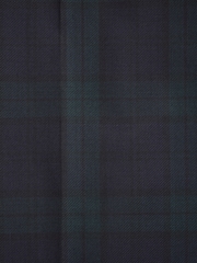 أسود/أخضر - Signature Tailored Fit Marzotto Shawl Lapel Tartan Tuxedo Suit Trousers - صورة 8 من 10