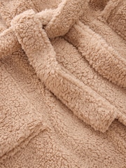 Neutral Teddy Robe - Image 3 of 3