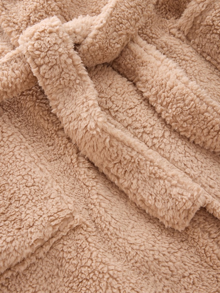 Neutral Teddy Robe - Image 3 of 3