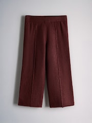 The Set Knitted Long Sleeve Top and Wide Leg Joggers Set - 圖片 9，共 11