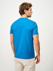 Crew Clothing Aqua Blue Crew Classic T-Shirt - Image 2 of 5
