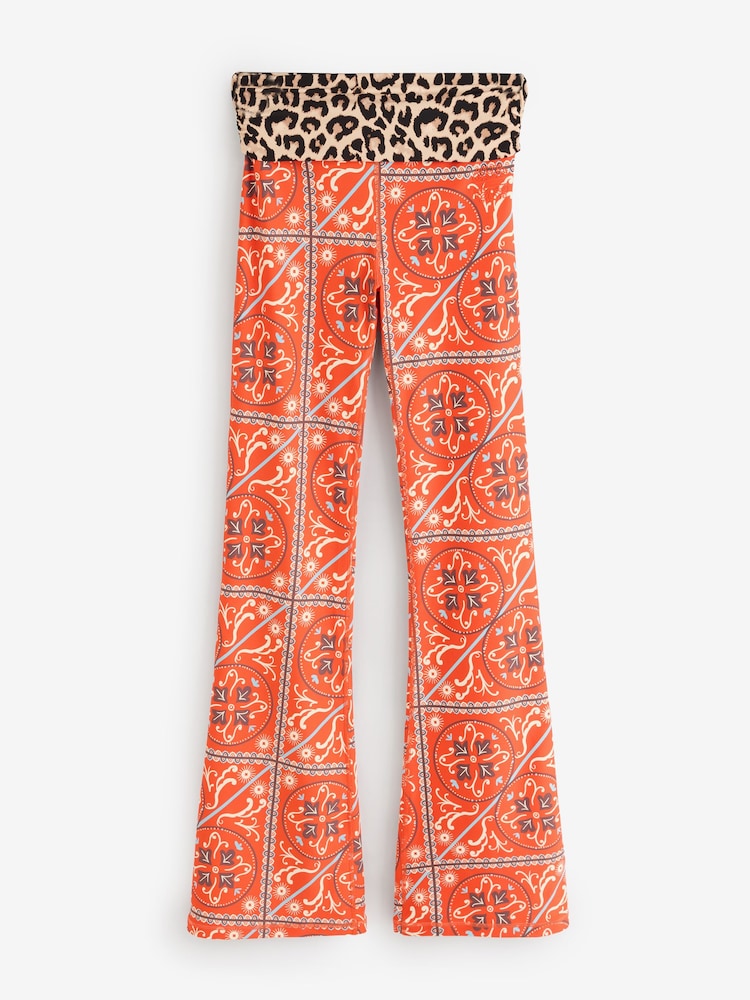 Never Fully Dressed Fold Over Waist Band Flare Leggings - Bild 7 von 7