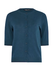 M&Co Button Through Short Sleeve Cardigan - صورة 5 من 5