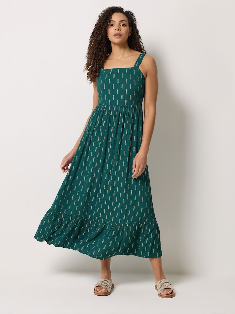 Μπλε γαλαζοπράσινο μεταλλικό - ΦόρεμαM&Co Beach Midi - Εικόνα 1 από 5