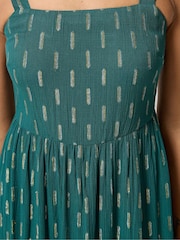 Μπλε γαλαζοπράσινο μεταλλικό - ΦόρεμαM&Co Beach Midi - Εικόνα 4 από 5