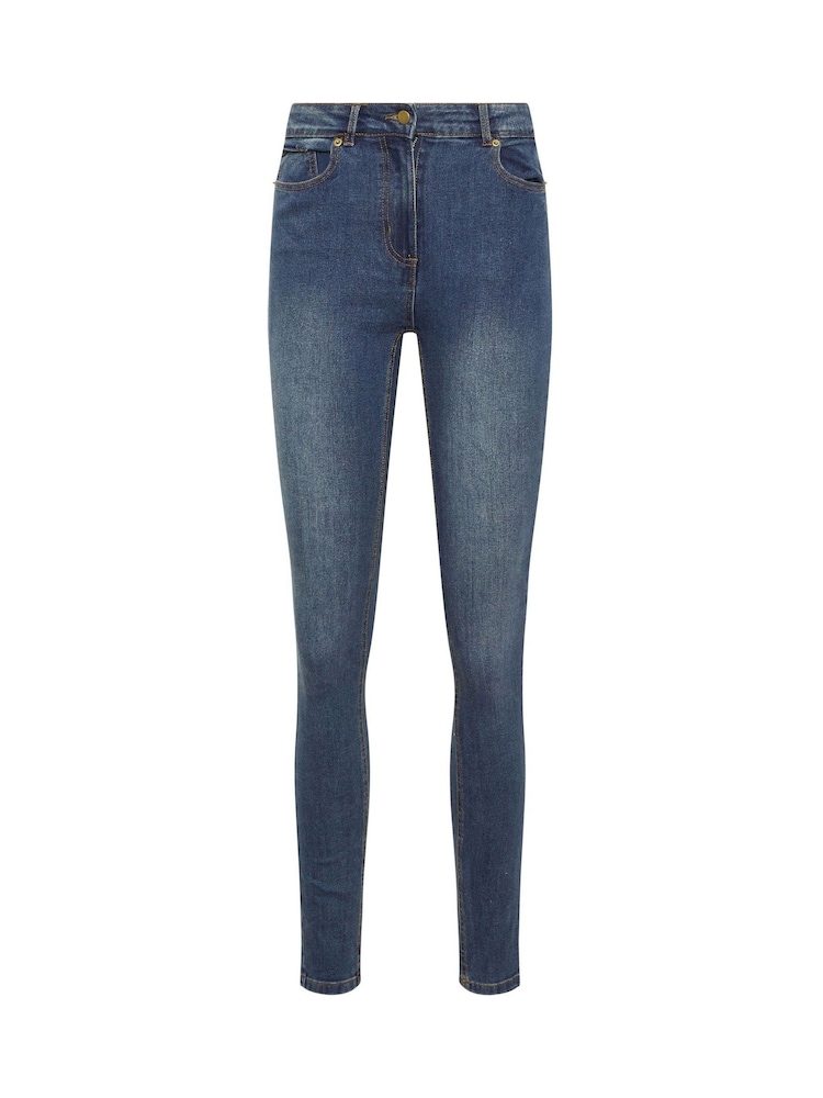 Long Tall Sally Blue Skinny Jeans - Image 5 of 5