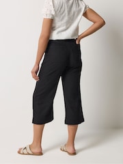 Noir - M&Co lin Blend jupe-culotte - Image 3 de 4