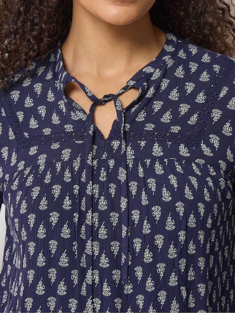 Chemisier M&Co à bordures de dentelle - Image 5 de 5