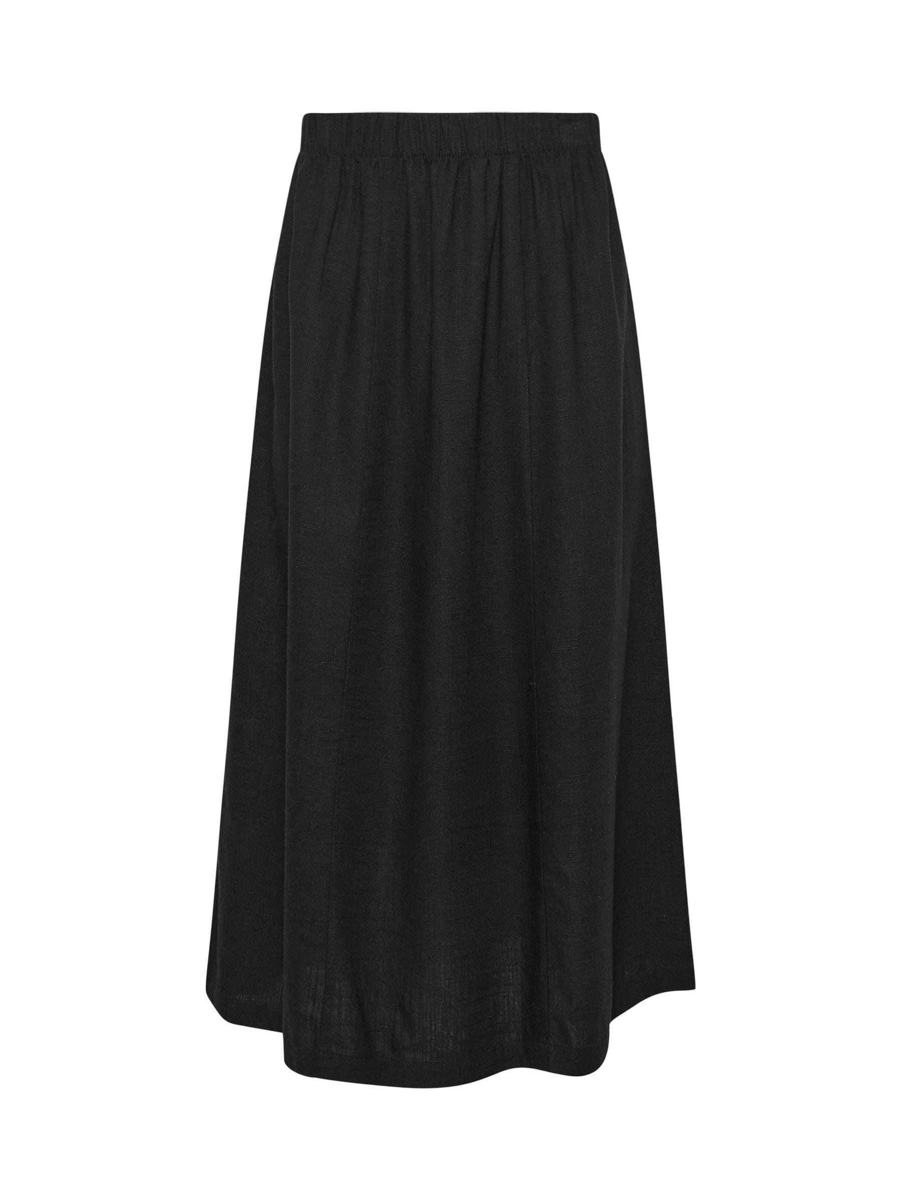 Buy M&Co Black Petite Linen Blend Maxi Skirt from Next USA