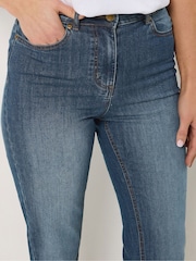 Long Tall Sally Blue Straight Leg Jeans - Image 4 of 5