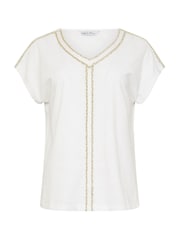 M&Co White Rope Embroidered T-Shirt - Image 5 of 5