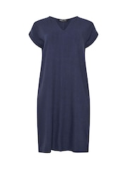 M&Co Notch Neck Linen Blend Midi Dress - Bild 2 von 2