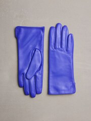 Kobaltblau - Handschuh aus Leder - Bild 5 von 7