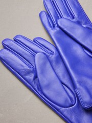 Kobaltblau - Handschuh aus Leder - Bild 6 von 7