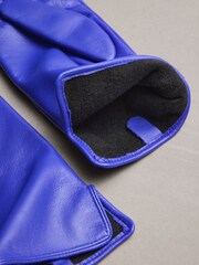 Kobaltblau - Handschuh aus Leder - Bild 7 von 7