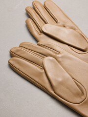 Ockergelb - Handschuh aus Leder - Bild 3 von 3