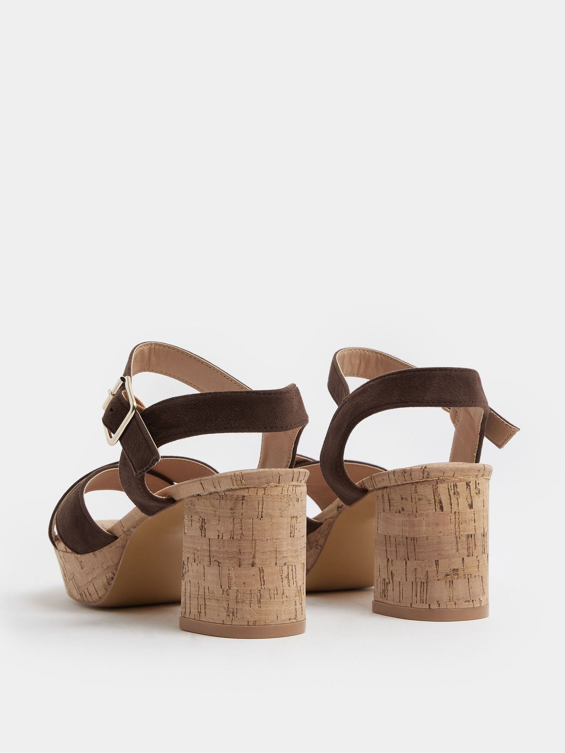 極美品！BEAUTIFUL SHOES フレンチサンダル　ライトブラウン23.0 Next：日本 ブラウン - Yours Curve 厚底サンダル from Next Japan