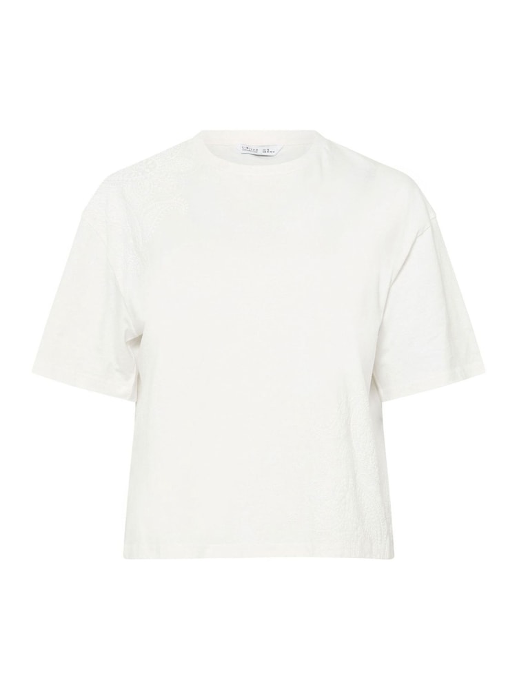 Yours Curve White Limited Floral Print T-Shirt - Image 5 of 5 Yours Curve White Limited Floral Print T-Shirt - Image 5 of 5