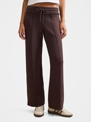 Forever New Brown Tiana Wide Leg Track Pants - Image 1 of 5