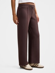 Forever New Brown Tiana Wide Leg Track Pants - Image 4 of 5