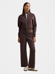 Forever New Brown Tiana Wide Leg Track Pants - Image 5 of 5