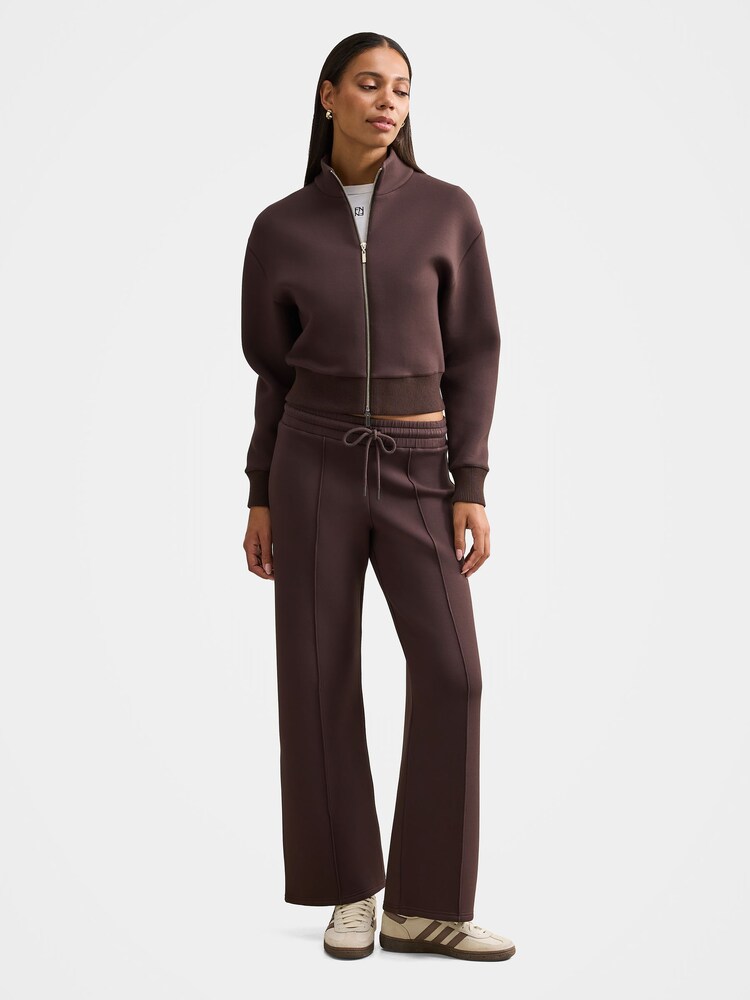 Forever New Brown Tiana Wide Leg Track Pants - Image 5 of 5