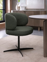Bentley Designs Set of 2 Green Marcel 360° Swivel Chairs - Image 1 of 5