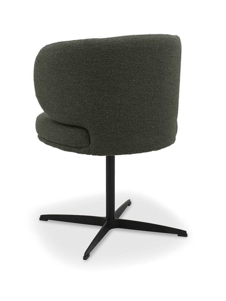 Bentley Designs Set of 2 Green Marcel 360° Swivel Chairs - Image 5 of 5
