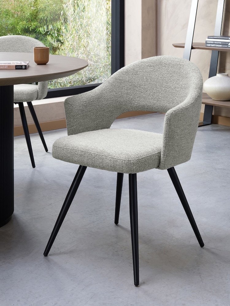 Bentley Designs Set of 2 Grey Sterling Dining Chairs - Image 1 of 6 Bentley Designs Set of 2 Grey Sterling Dining Chairs - Image 1 of 6