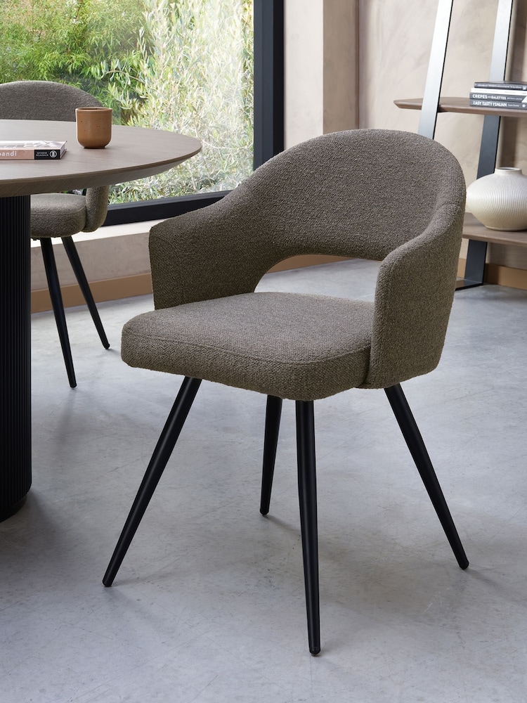 Bentley Designs Set of 2 Brown Sterling Dining Chairs - Image 1 of 6 Bentley Designs Set of 2 Brown Sterling Dining Chairs - Image 1 of 6