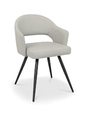 Bentley Designs Set of 2 Light Grey Sterling Dining Chairs - Image 4 of 6