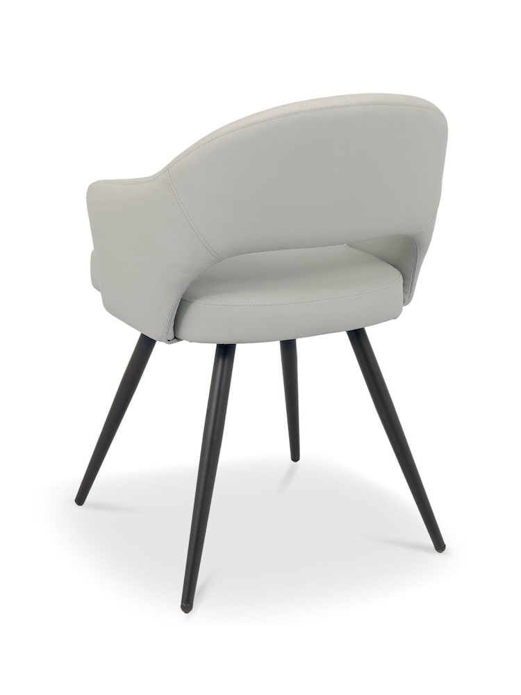 Bentley Designs Set of 2 Light Grey Sterling Dining Chairs - Image 6 of 6 Bentley Designs Set of 2 Light Grey Sterling Dining Chairs - Image 6 of 6