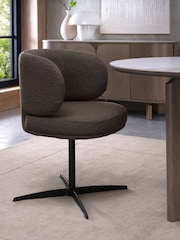 Bentley Designs Set of 2 Brown Marcel 360° Swivel Chairs - Image 1 of 5