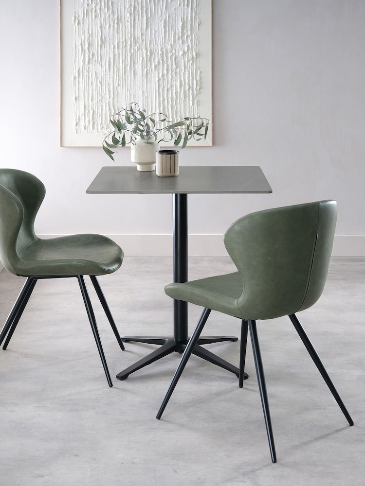 Bentley Designs Grey Baxter Ceramic Dining Table - Image 1 of 4
