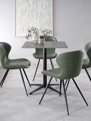 Bentley Designs Grey Baxter Ceramic Dining Table - Image 2 of 4