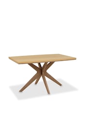 Bentley Designs Oak Light Weathered Kristen  4 Seater Table - Image 3 of 4