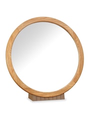Bentley Designs Knotty Oak Vega Vanity Mirror - Image 3 of 4