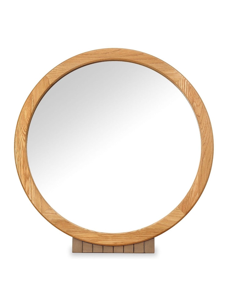 Bentley Designs Knotty Oak Vega Vanity Mirror - Image 4 of 4 Bentley Designs Knotty Oak Vega Vanity Mirror - Image 4 of 4