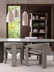 Bentley Designs Grey Oiled Oak Duo Open Display Unit - Image 2 of 4