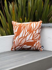 Extreme Lounging 2 Pack Rust Orange Outdoor B Poplar Leaf Cushions - Image 3 of 3