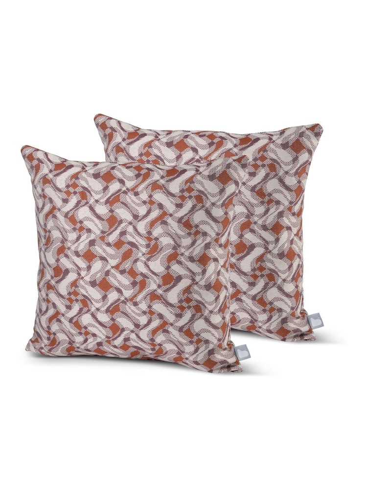 Extreme Lounging 2 Pack Red Outdoor Cushion Aquaclean Sintra B Cushions - Image 1 of 2