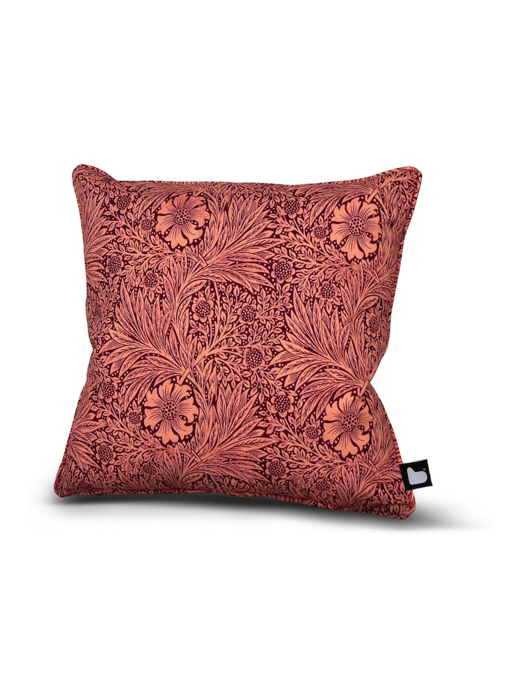 Extreme Lounging 2 Pack Coral Orange Outdoor B William Morris Cushions - Image 2 of 2 Extreme Lounging 2 Pack Coral Orange Outdoor B William Morris Cushions - Image 2 of 2